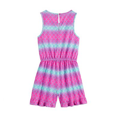 Girls 7-14 SO® Allover Design Romper
