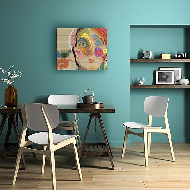 Trademark Fine Art Wyanne 'The Talker' Wood Slat Art