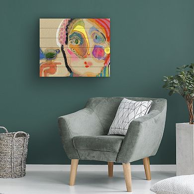 Trademark Fine Art Wyanne 'The Talker' Wood Slat Art