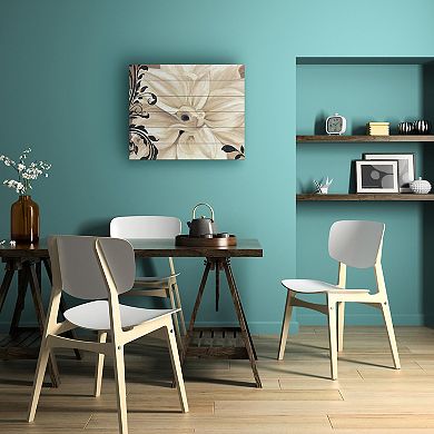Trademark Fine Art 'Winter White II' Wood Slat Art