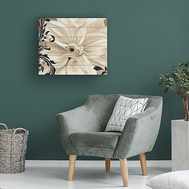 Trademark Fine Art 'Winter White II' Wood Slat Art