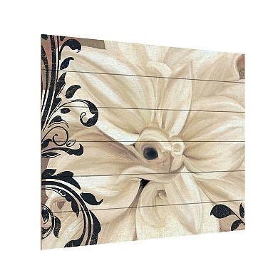 Trademark Fine Art 'Winter White II' Wood Slat Art