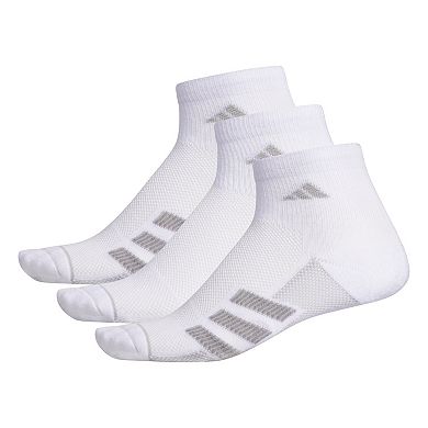 Men's adidas climatite Superlite Stripe II 3-pack Quarter Socks
