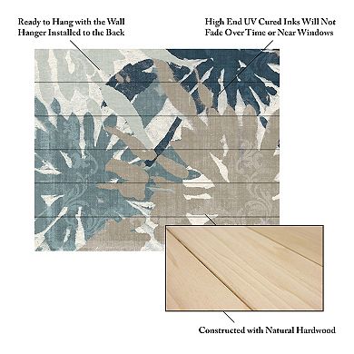 Trademark Fine Art 'Beach Curry IV' Wood Slat Art