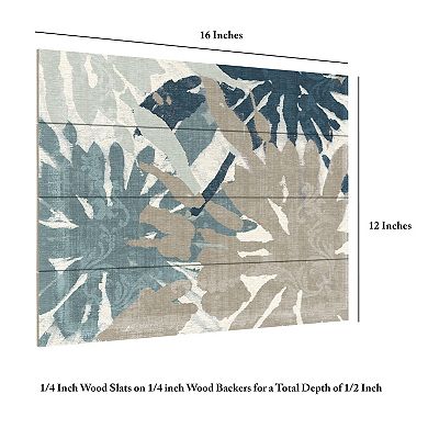 Trademark Fine Art 'Beach Curry IV' Wood Slat Art