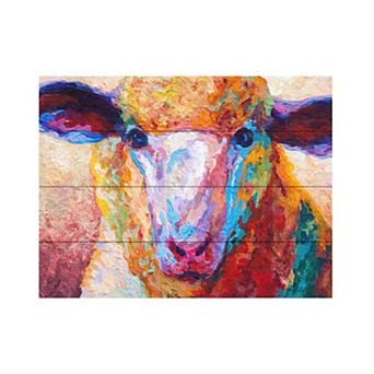 Trademark Fine Art 'Dorset Ewe' Wood Slat Art