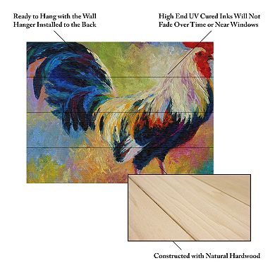 Trademark Fine Art Marion Rose 'Eye Candy' Wood Slat Art