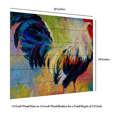 Trademark Fine Art Marion Rose 'Eye Candy' Wood Slat Art