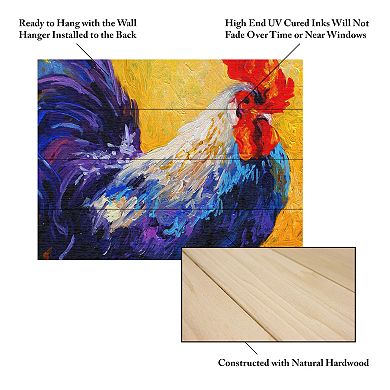 Trademark Fine Art Marion Rose 'Indy' Wood Slat Art