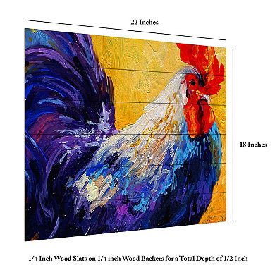 Trademark Fine Art Marion Rose 'Indy' Wood Slat Art