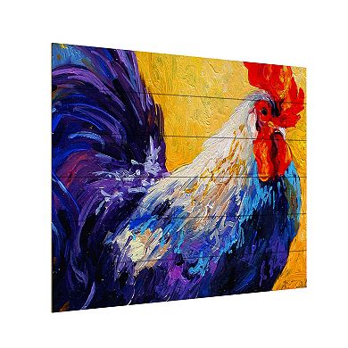 Trademark Fine Art Marion Rose 'Indy' Wood Slat Art