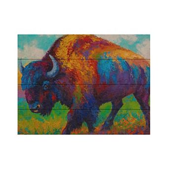 Trademark Fine Art 'Prairie Muse' Wood Slat Art