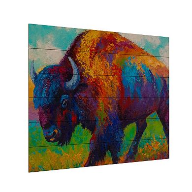Trademark Fine Art 'Prairie Muse' Wood Slat Art