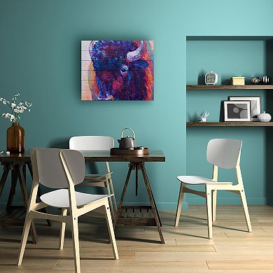 Trademark Fine Art Thunderhorse Wood Slat Art