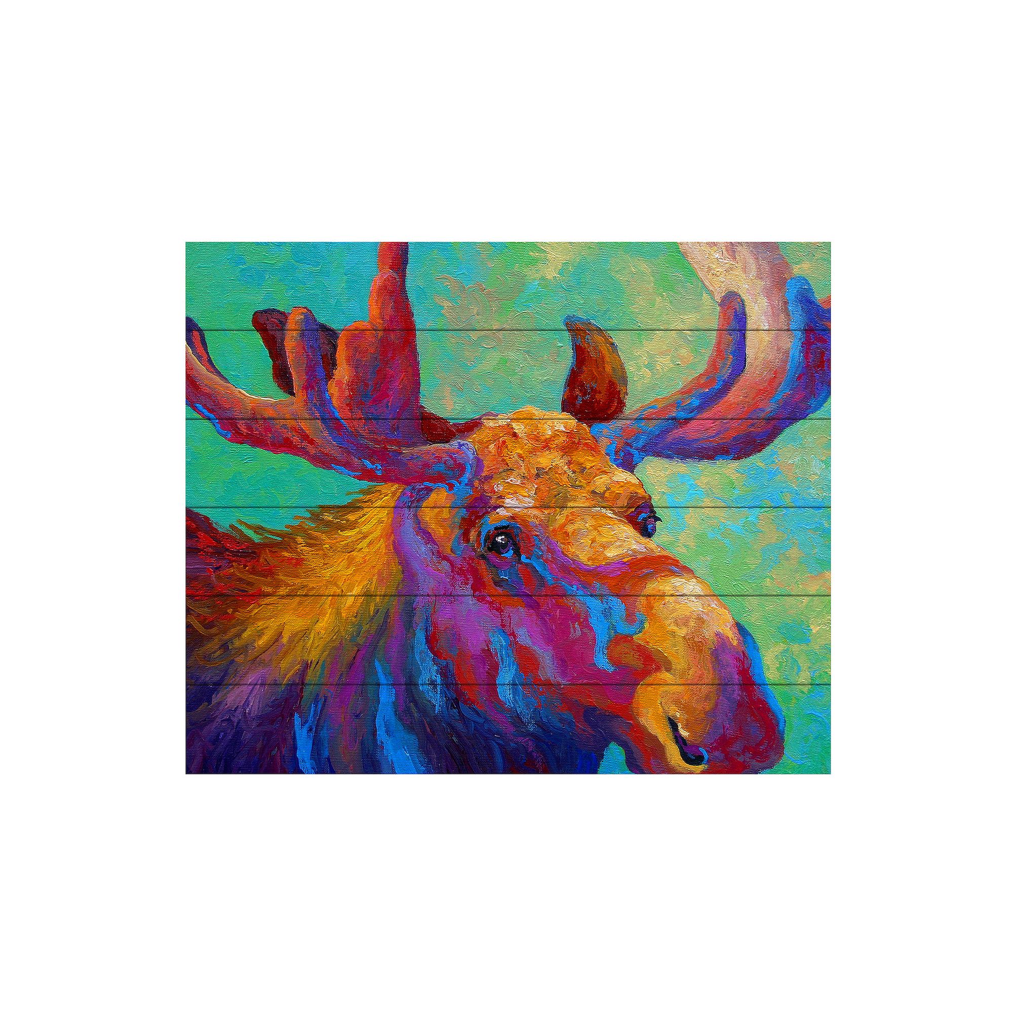 Trademark Fine Art Marion Rose Velvet Shadows Wood Slat Art, Multi