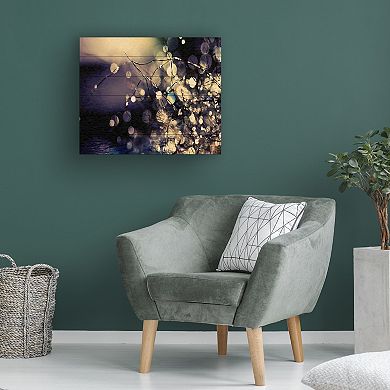 Trademark Fine Art 'Fairies in My Garden' Wood Slat Art