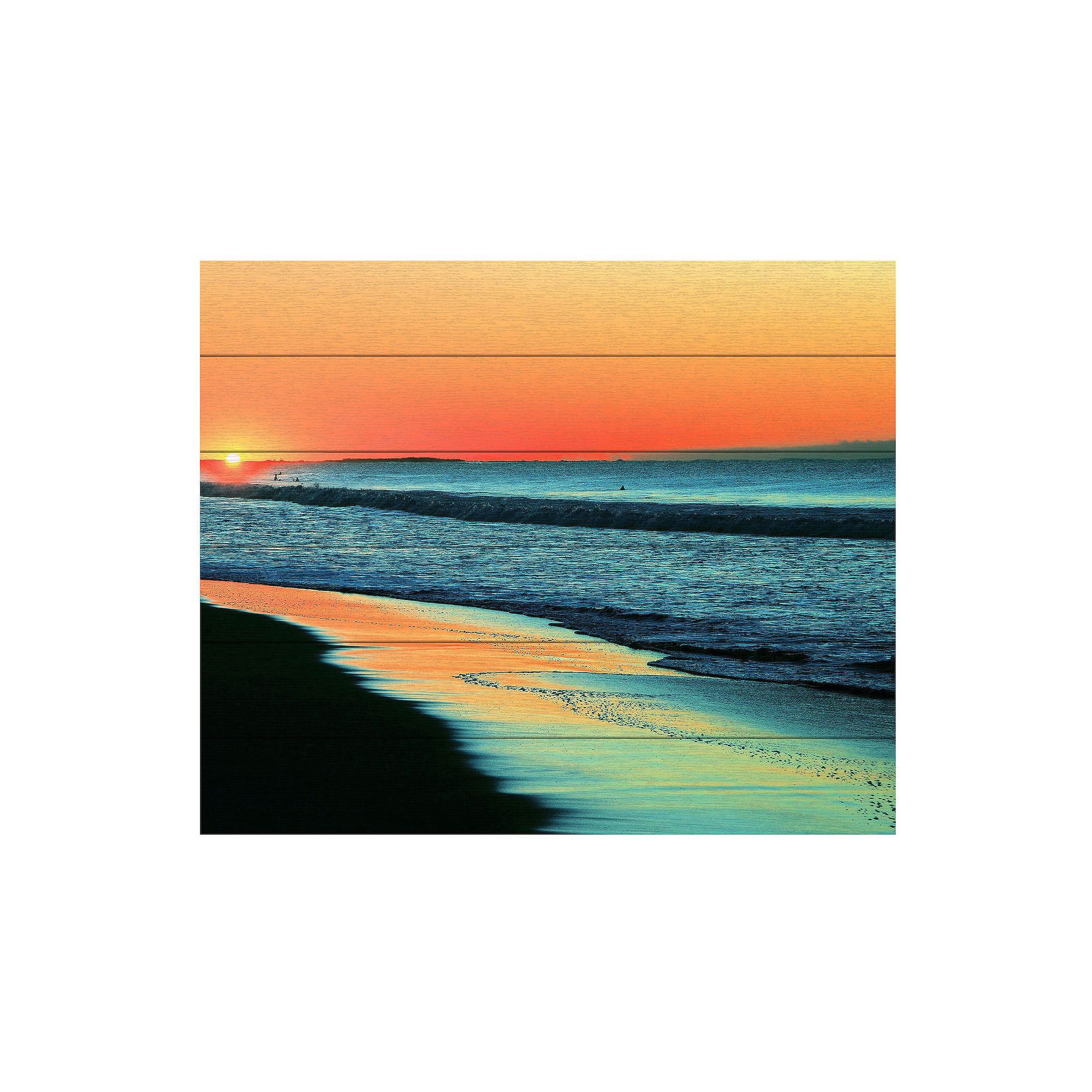 Trademark Fine Art Beata Czyzowska Young Good Morning Sunshine Wood Slat 