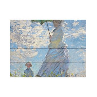 Trademark Fine Art Albert Bierstadt 'A Quiet Lake' Wood Slat Art