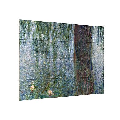 Trademark Fine Art Pierre Renoir 'Woman With a Cat 1875' Wood Slat Art