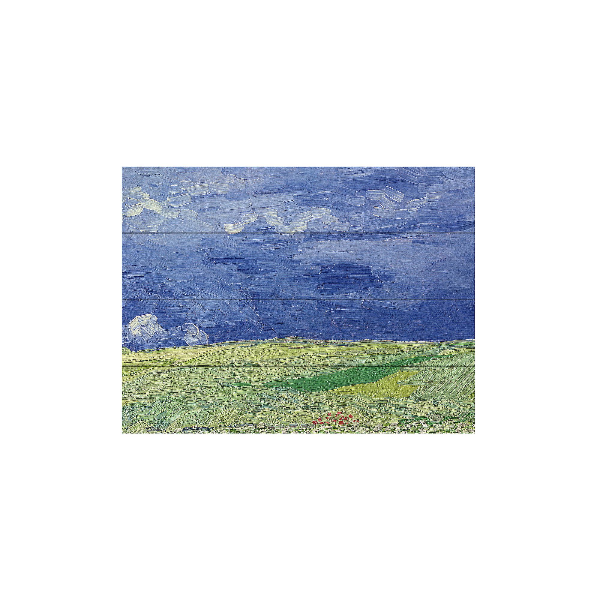 Trademark Fine Art Vincent Van Gogh Mulberry Tree, 1889 Wood Slat Art, Mu