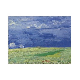 Trademark Fine Art Vincent Van Gogh 'Mulberry Tree, 1889' Wood Slat Art
