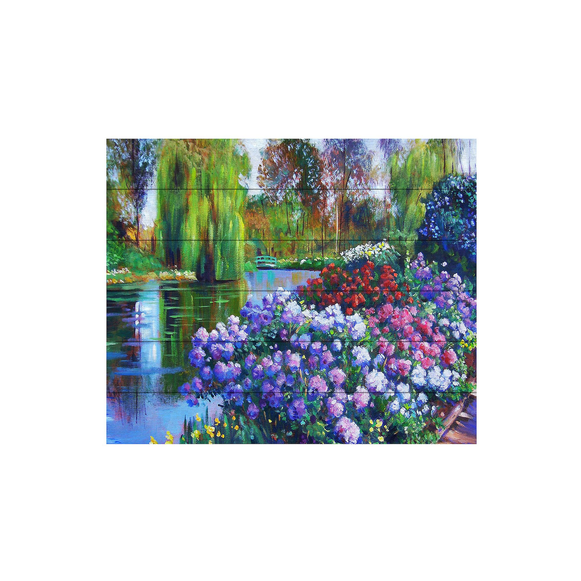 Trademark Fine Art David Lloyd Glover Promise of Spring Wood Slat Art, Mu