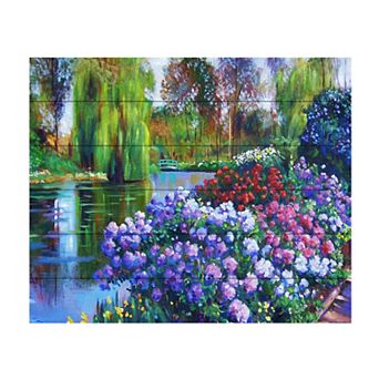 Trademark Fine Art David Lloyd Glover 'Promise of Spring' Wood Slat Art