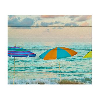 Trademark Fine Art Preston 'Florida Party of Five' Wood Slat Art
