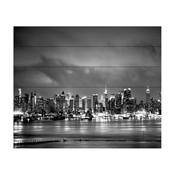 Trademark Fine Art Preston 'New York Skyline' Wood Slat Art