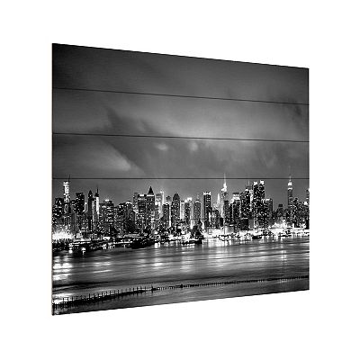 Trademark Fine Art Preston 'New York Skyline' Wood Slat Art