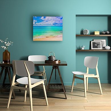 Trademark Fine Art Preston 'Maho Beach' Wood Slat Art