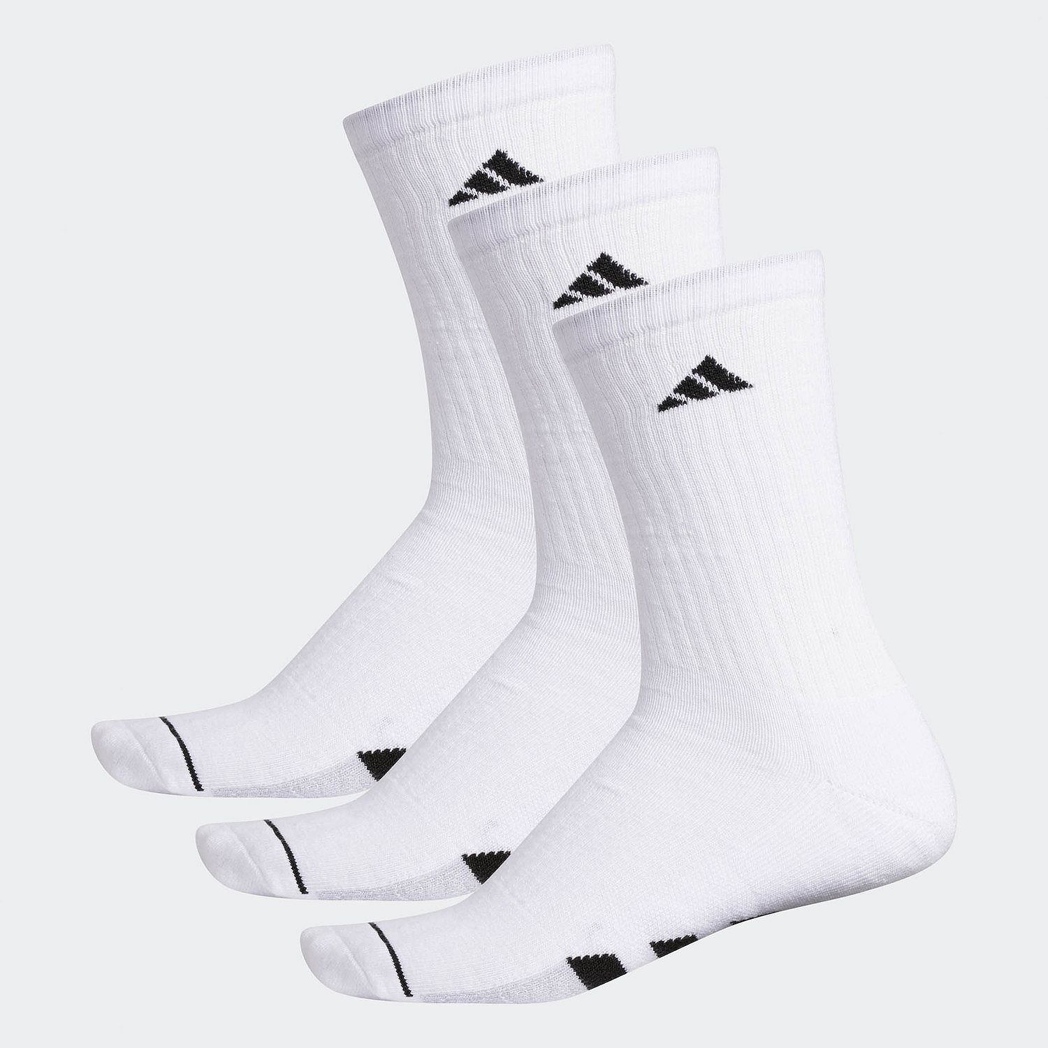 Photo 1 of adidas Mens 3 Pair Crew Socks