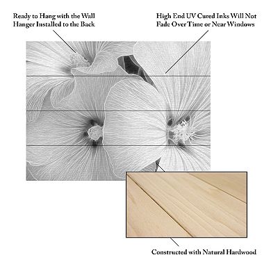 Trademark Fine Art 'Sheer Malva' Wood Slat Art