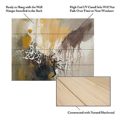 Trademark Fine Art Rio 'Abstract I' Wood Slat Art