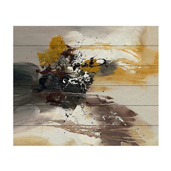 Trademark Fine Art Rio 'Abstract II' Wood Slat Art