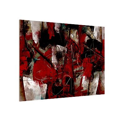 Trademark Fine Art 'Abstract IV' Wood Slat Art