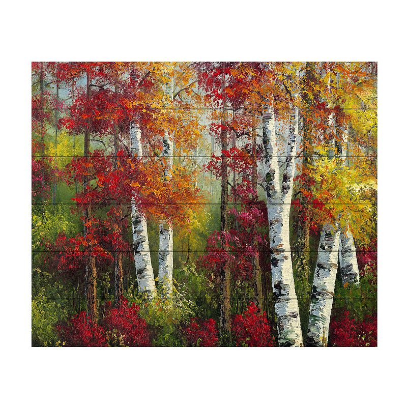 78983966 Trademark Fine Art Rio Indian Summer Wood Slat Art sku 78983966