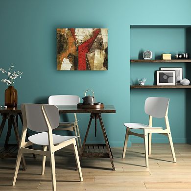 Trademark Fine Art Unknown 'Abstract IX' Wood Slat Art