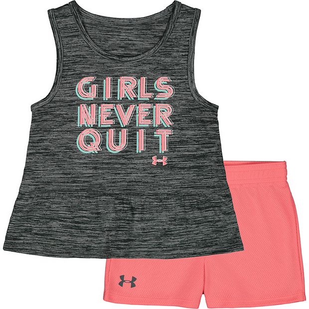 Baby Girl Under Armour Girls Never Quit Tank And Short Set