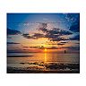 Trademark Fine Art PIPA Fine Art 'Sunset Breakwater Lighthouse' Wood ...