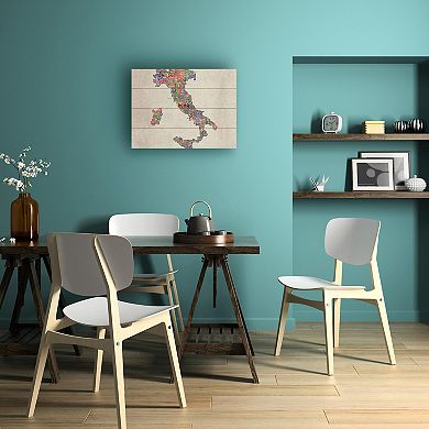 Trademark Fine Art Michael Tompsett 'Italy II' Wood Slat Art