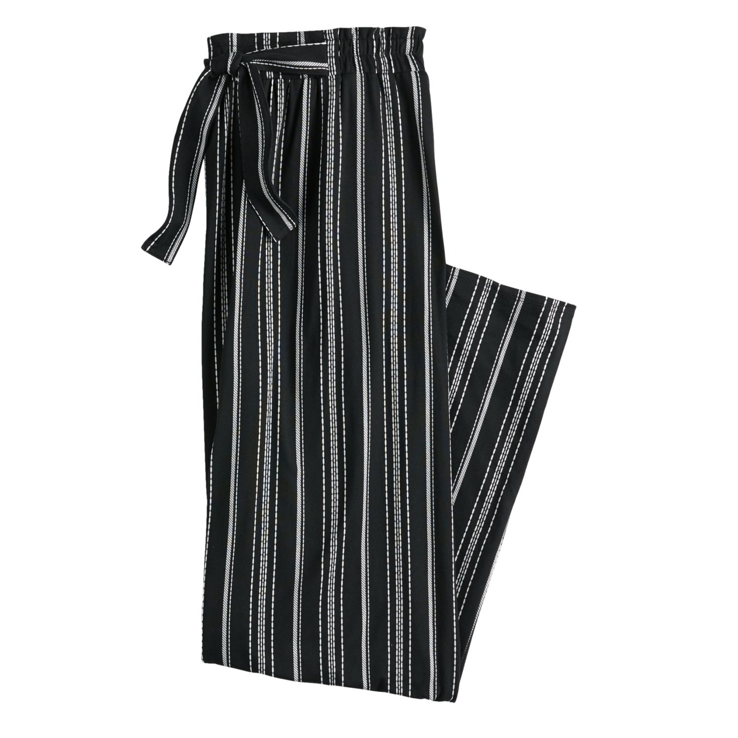 Juniors' Joe B Paperbag Waist Wide Leg Pants