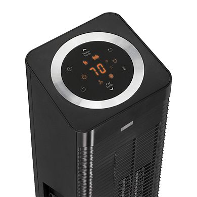 PureGuardian Oscillating 27-Inch Whole Room Tower Heater & Fan with Remote