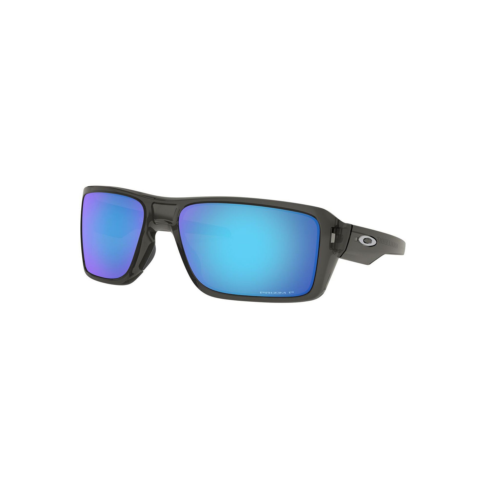 Mens Oakley OO9380 66mm Double Edge Rectangle Sunglasses, Gray