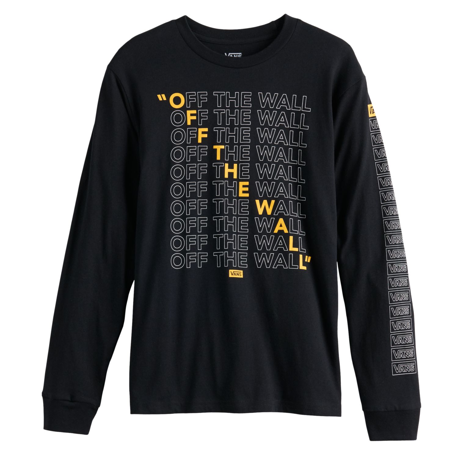 boys vans long sleeve