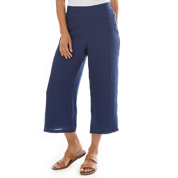 Women's Apt. 9® Gauzy Pull-On Crop Pants