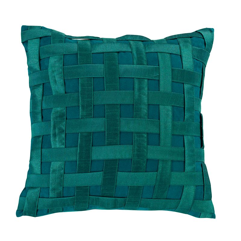 Donna Sharp Dizzy Aqua Decorative Pillow, Green, Fits All