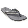 Men's Chaps Canvas Frayed Thong Flip-Flops