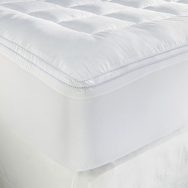 Chaps Cluster Puff Down-Alternative Mattress Pad - Full