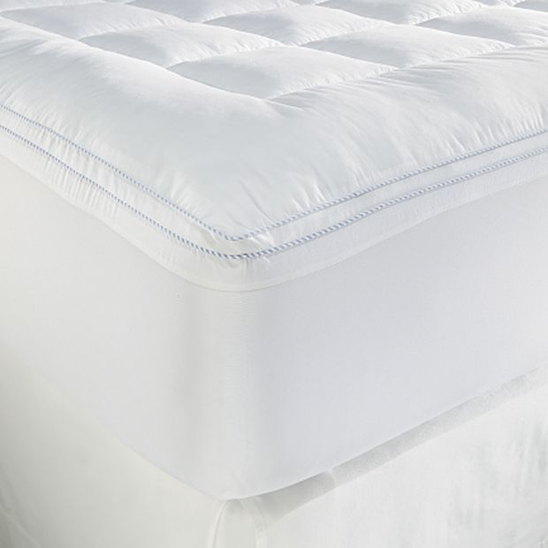 Chaps Cluster Puff Down-Alternative Mattress Pad - King